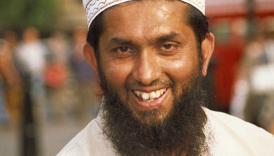 The brimless cap called a kufi is traditional in many Muslim cultures.