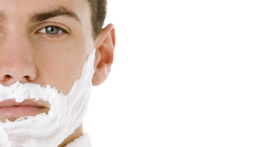 Allow shaving cream to penetrate the skin for a minute before shaving.