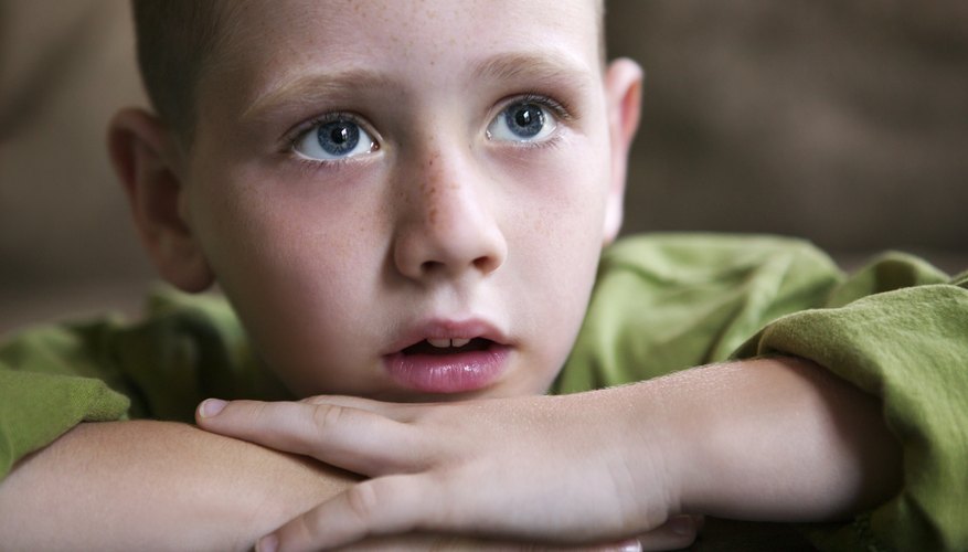 Kindergartners may find the sights and sounds of the classroom overwhelming.