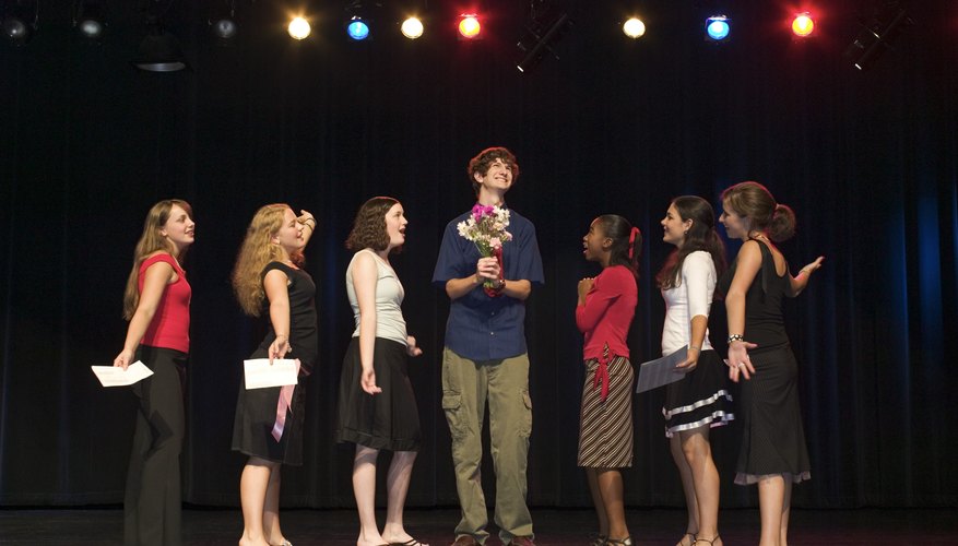 Acting games encourage self-expression among teens.