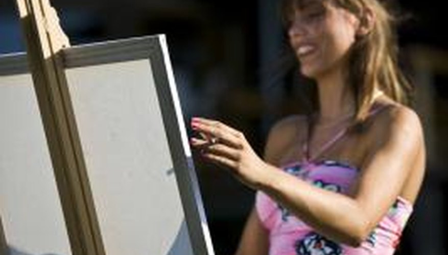 Existen artistas que hacen retratos rápidos.