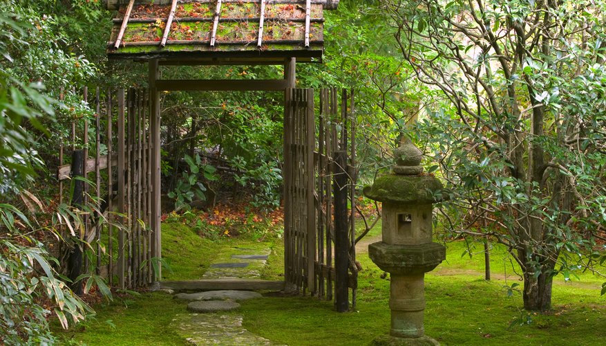 Some of the gardens in Little Tokyo are accurate representations of traditional Japanese gardens.