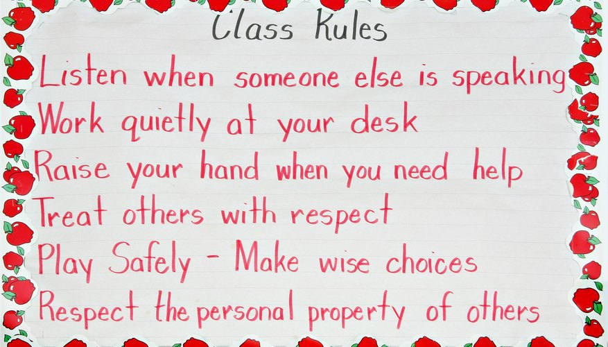 Set rules for the children.