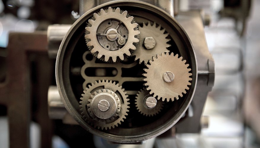 A compicated device requires multiple gears for the machine to function.
