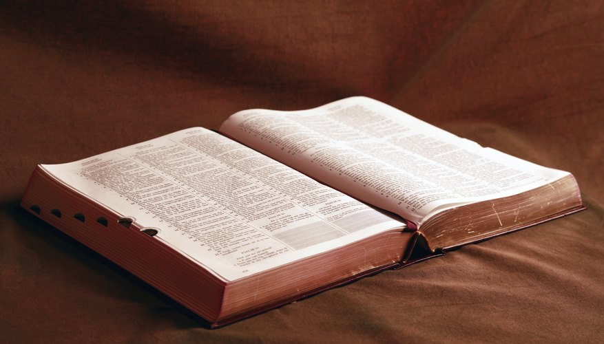 An open bible.