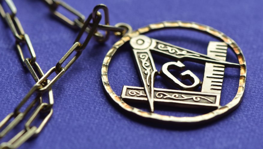 Antique Freemason Necklace
