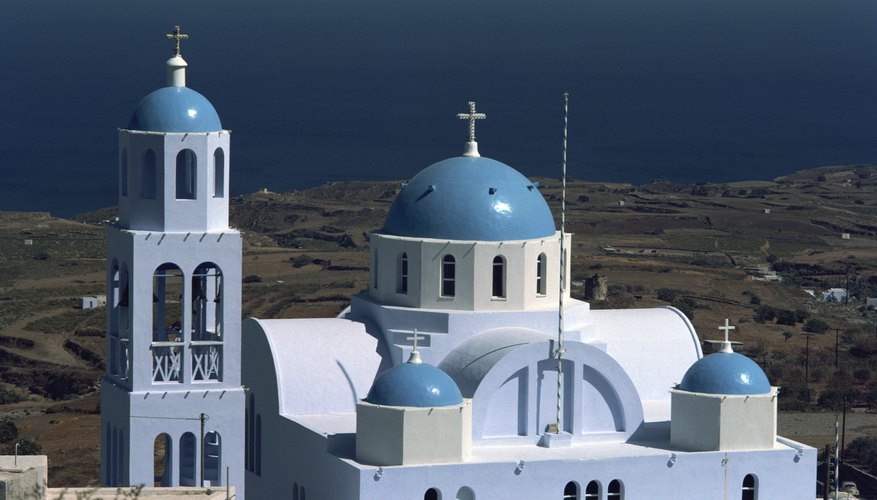 Rituals of the Greek Orthodox Church are similar to Roman Catholic sacraments.