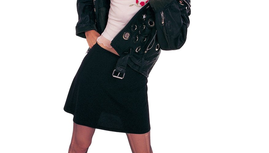 Leather doesn't have to be dark and scary.