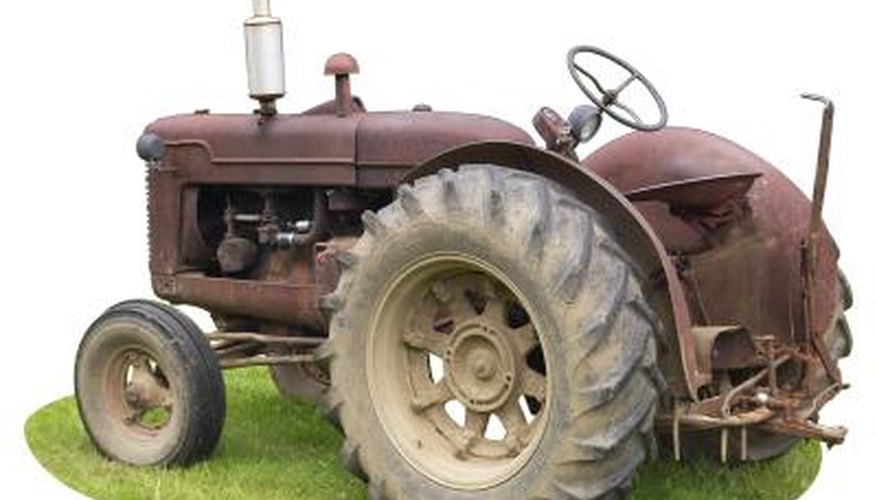 Older model tractors typically have voltage regulators that mount independent of the generator.