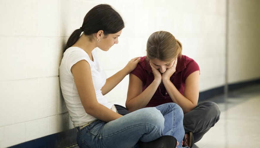 Telling your friend you are there for her may be all you can do right now.