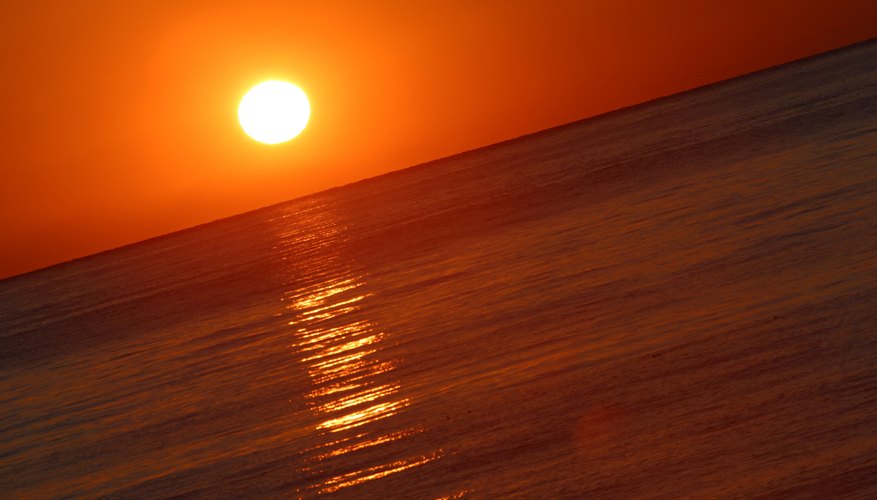 A sunrise painting says that every day is a new opportunity to walk with God.