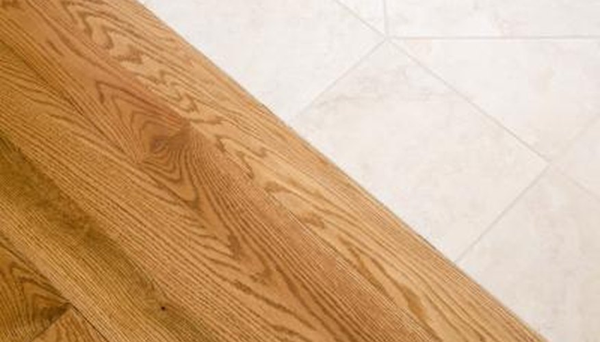 Avoid soaking a hardwood floor with water.