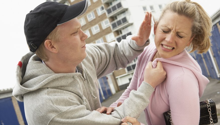 Your boyfriend's abusive behavior is likely to escalate.