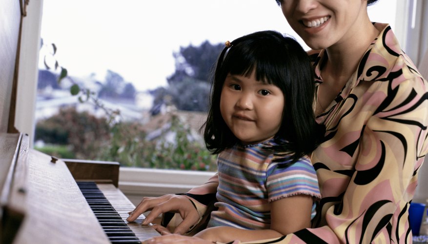 Even 3-year-olds can learn basic piano skills.
