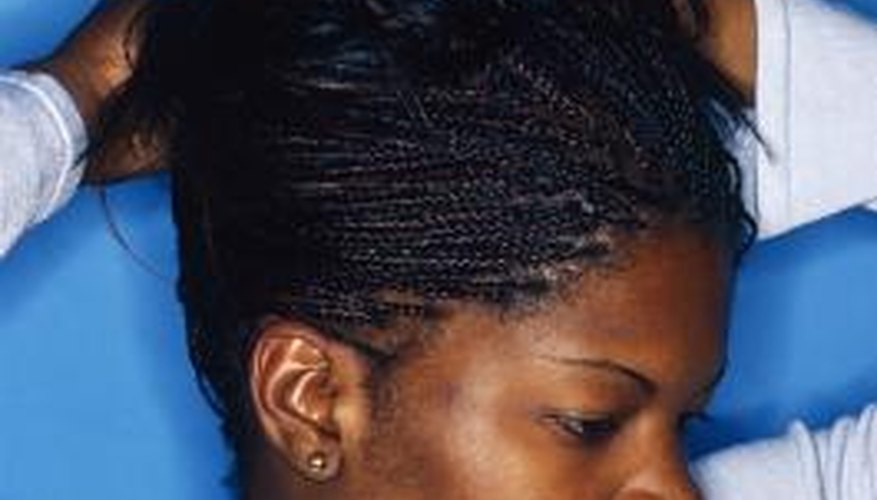Loosen your hair extension braids to avoid damage to your hairline.
