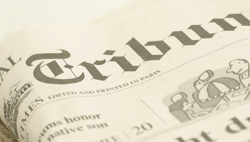 Ask about free space in your local paper.