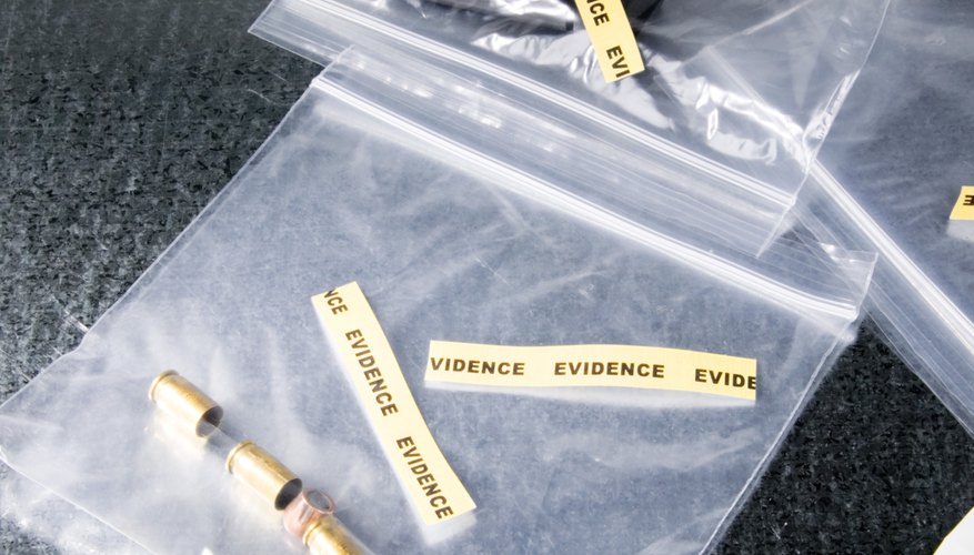 Criminology classes teach students methods to analyze forensic evidence.