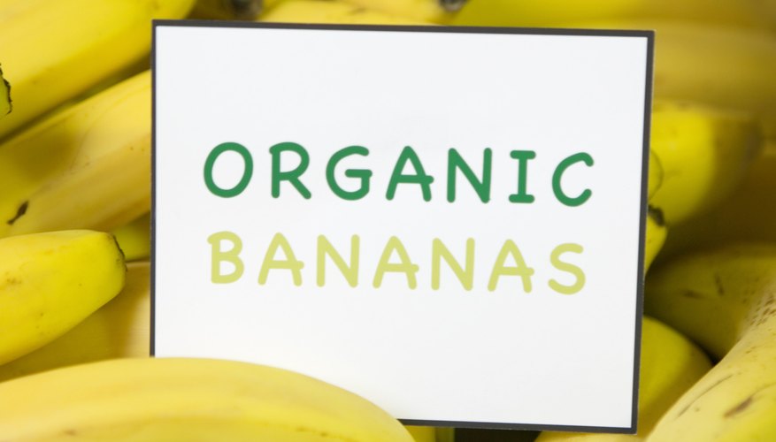 Use organic bananas in beauty preparations to avoid pesticides on your skin.