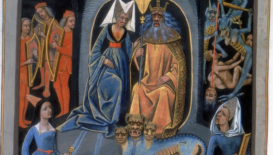 The three judges of the underworld decided a human's fate in the afterlife.