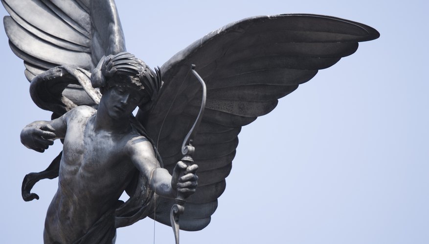 Angels in early Christian symbolism did not have wings or shoot arrows, and had a different meaning that they do to many people today.