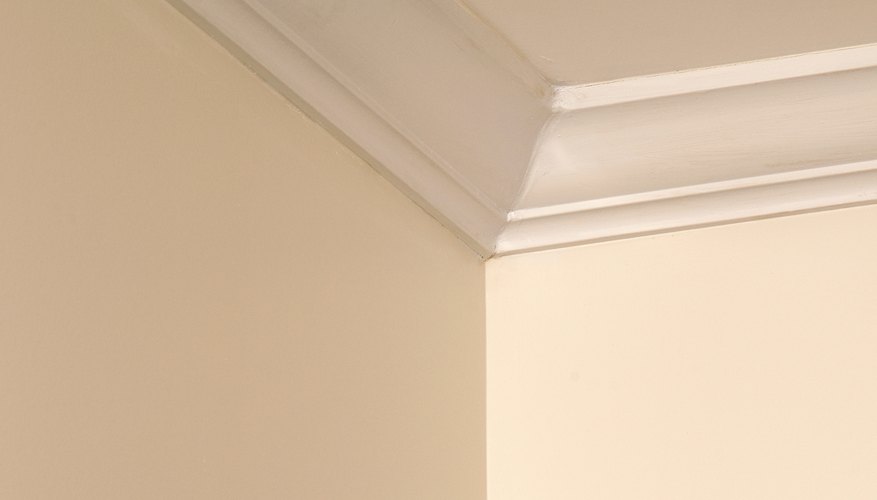 A cornice in a room is also known as 