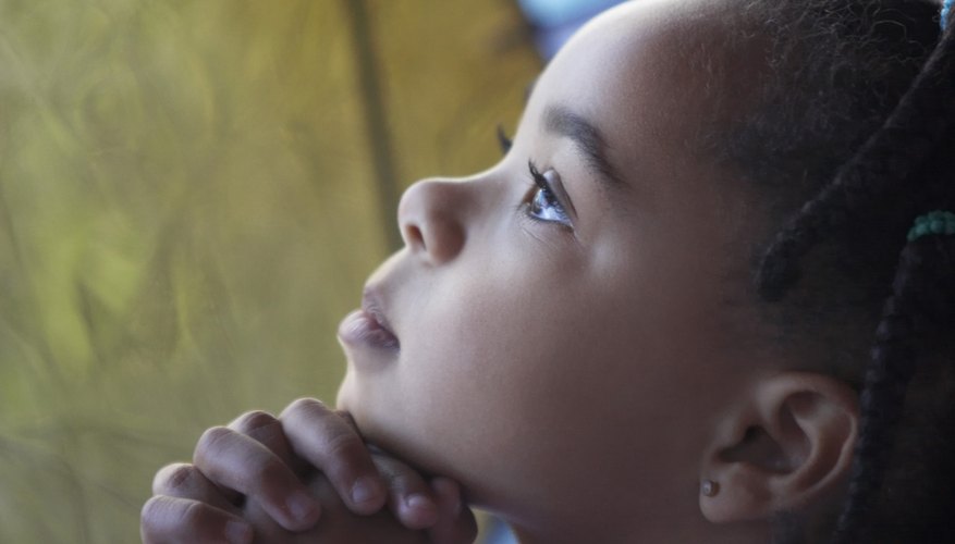 Young children who pray often feel closer to a higher power.