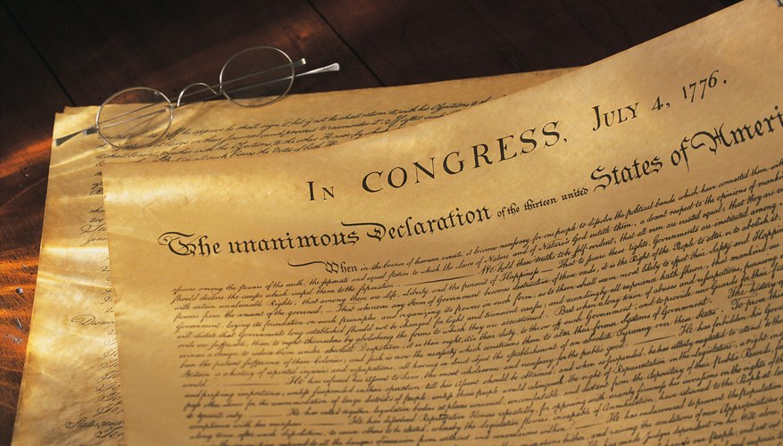 John Locke’s ideas influenced the Declaration of Independence.