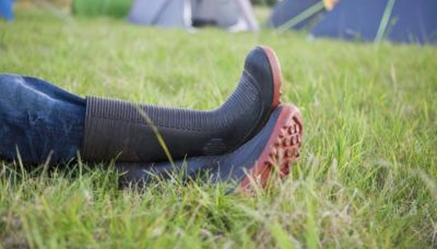 Keep your rubber rain boots from cracking with a rubber softener.