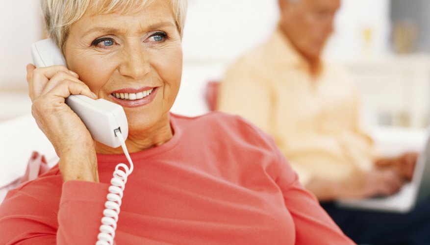 Woman on phone
