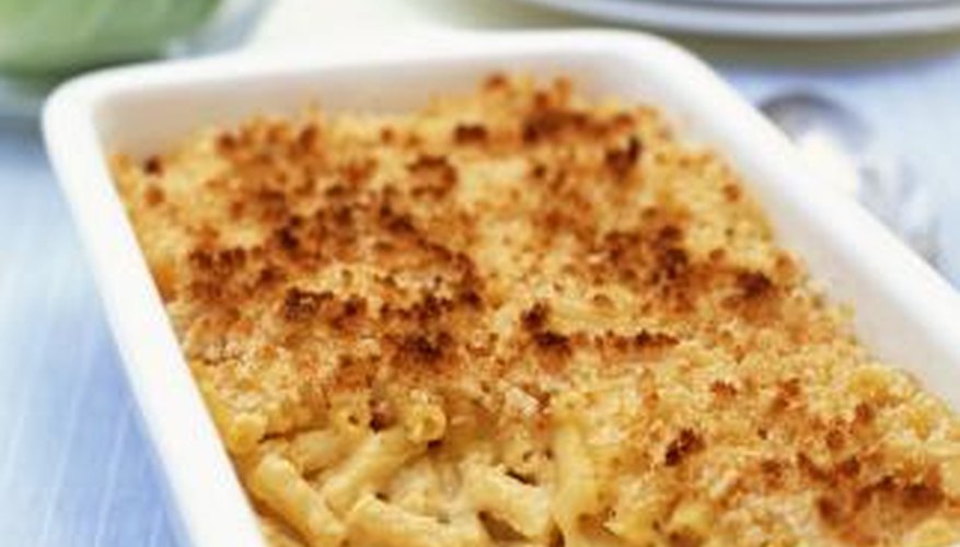 Macaroni and cheese is classic American comfort food.