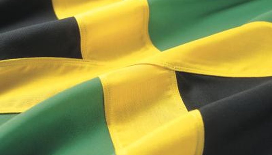 The Jamaican flag is a symbol of the country where Jamaican men originate.