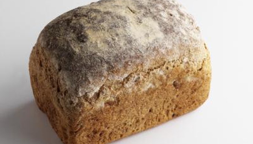 Sometimes a loaf of bread gets stuck in a bread machine.