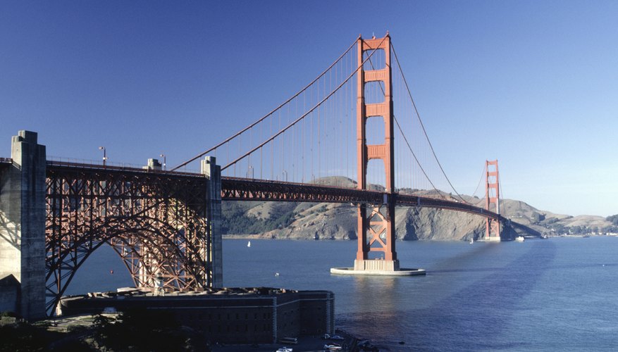 The Golden Gate Bridge in San Francisco.