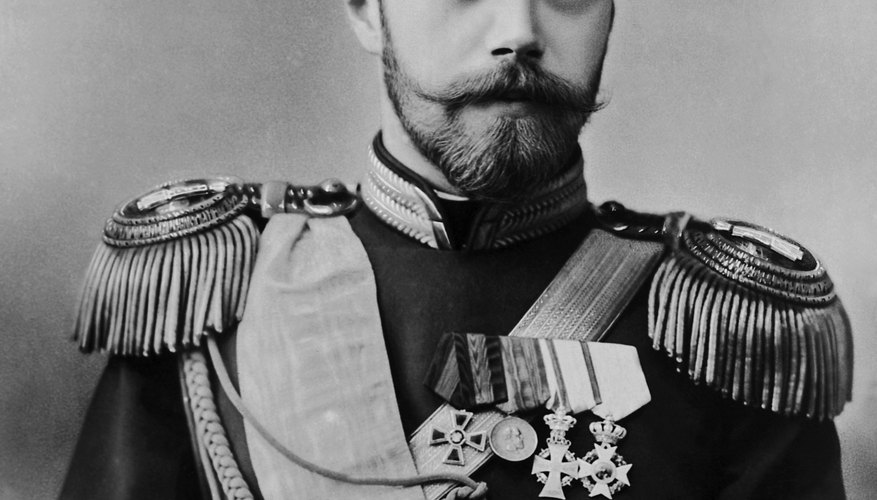 Czar Nicholas II led the Russian Army for the latter half of World War I.
