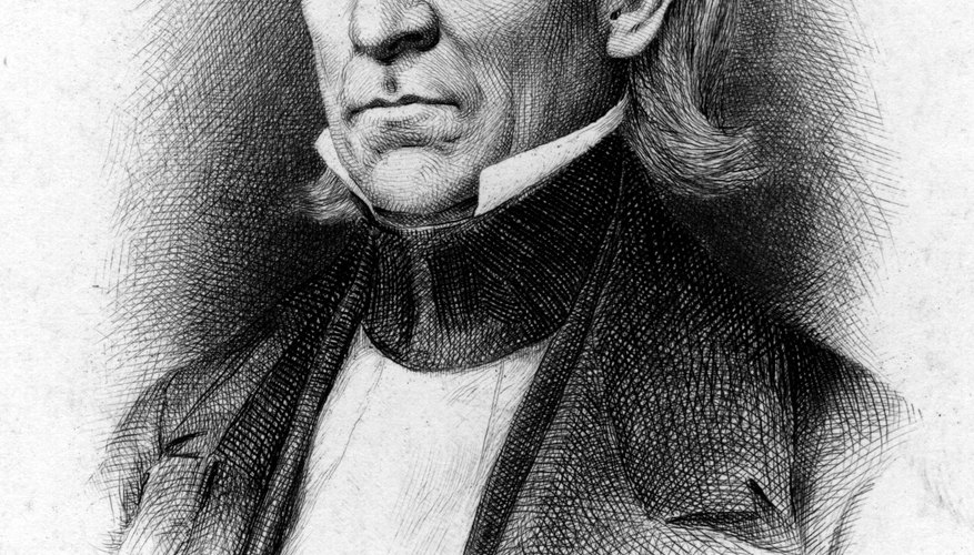 President James Polk led the aggressive American territorial expansion of the 1840s