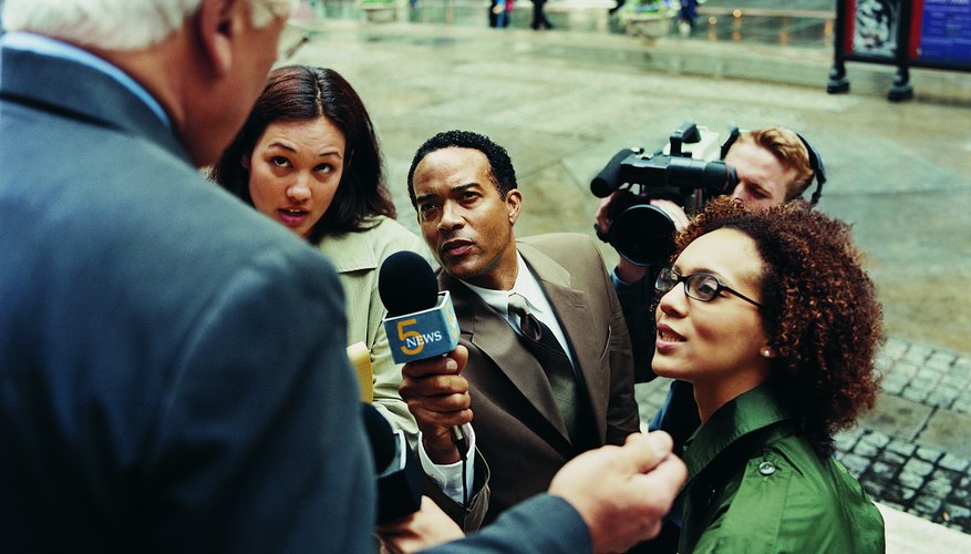 Present information about the book report’s subject by pretending to be a reporter conducting an interview.