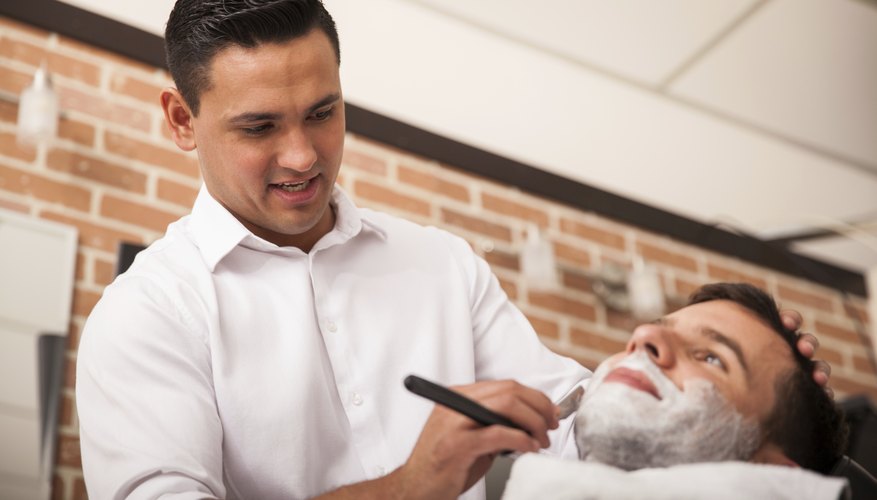 Tip the barber for extra services such as a shave.