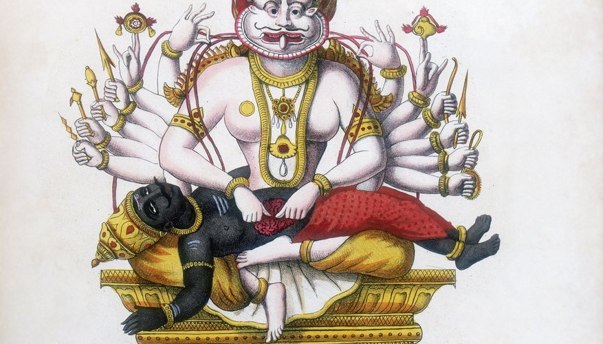 Vishnu is one of several gods that Hindus worship.