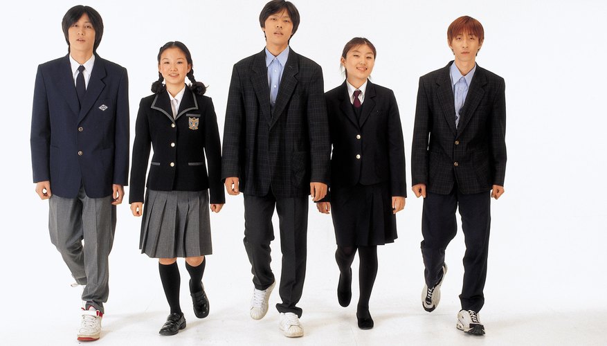 Uniforms are frequently a part of private school life.