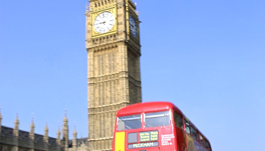 Big Ben is the iconic clock on the Houses of Parliament.