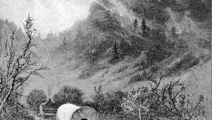 Crossing Kentucky's Cumberland Gap, pioneers made their way west.