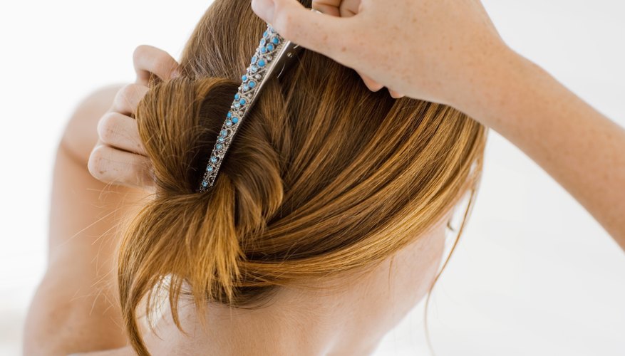 Duck bill roller clips are an ideal styling assistant.
