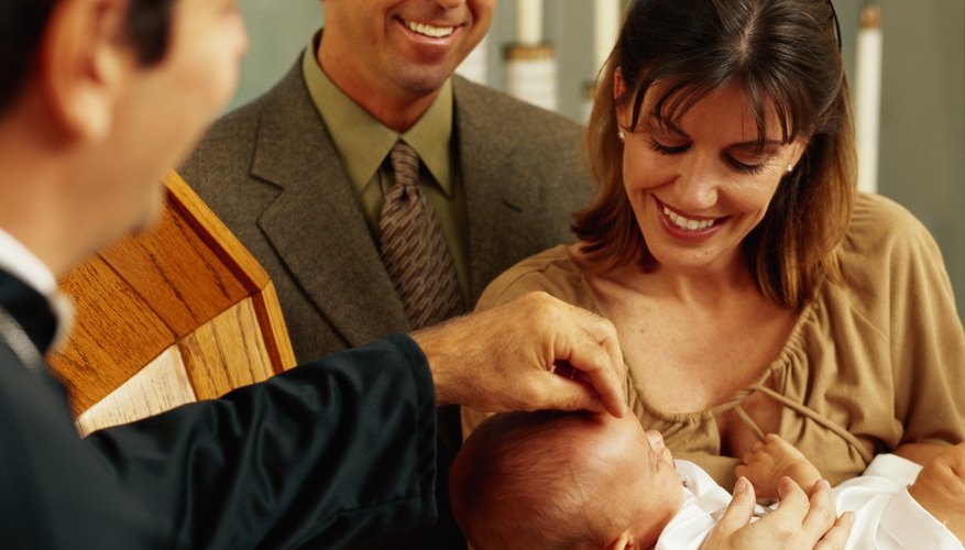 A baptism tip may be larger than the recommended amount if the parents are very active in their church.