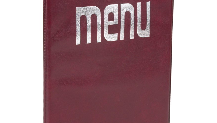 Crea un menú.