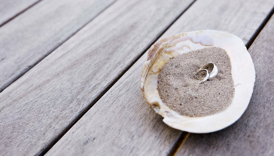 Couples may choose to pour the sand from a shell.