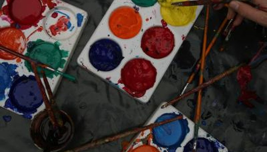 Watercolours can be pigmented in a variety of shades.