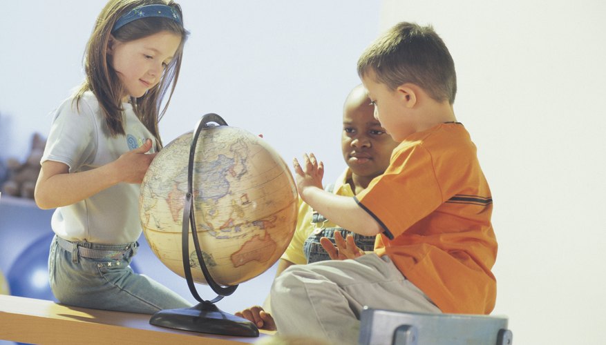 Keep a globe accessible for children to use.