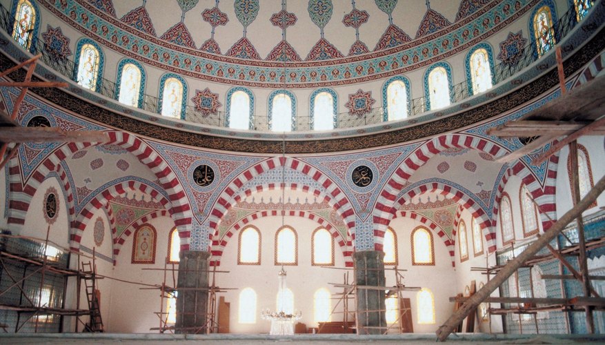 Many mosques within central Sudan exist because of the trans-Saharan trade route.