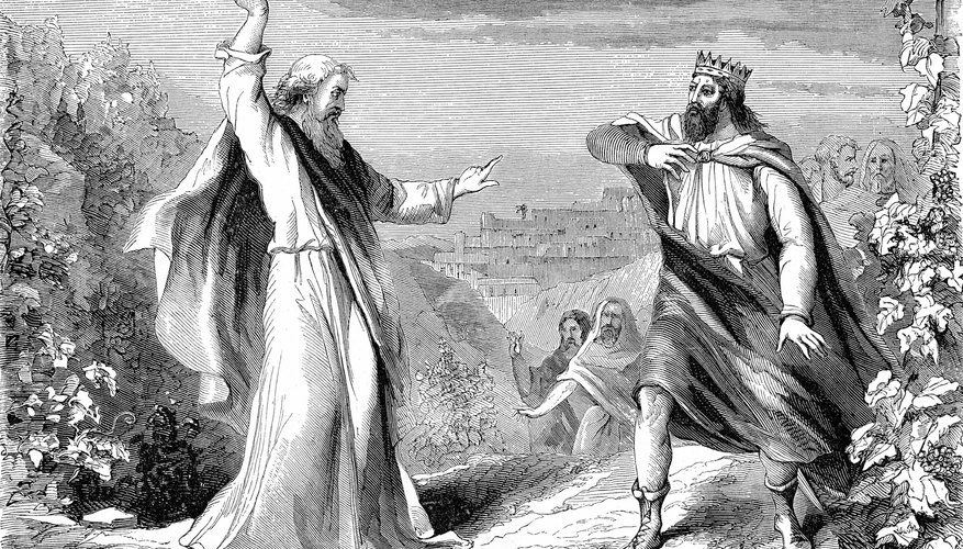 Elijah the prophet denounced Israel's King Ahab for promoting idol worship.