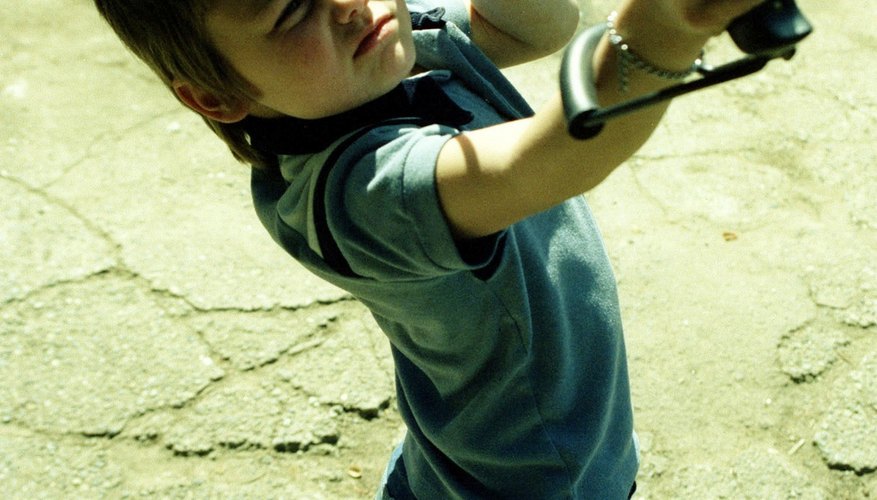 Kids might not realize that a slingshot is a type of catapult.